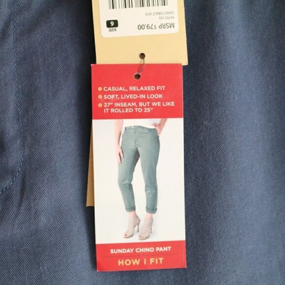 Woolrich Sunday Chino Pants -  Dark Cobalt Blue - Picture 10 of 16